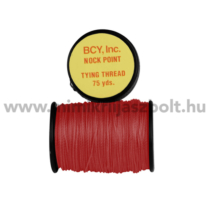 BCY nock pont kötöző anyag, piros, 75 yard