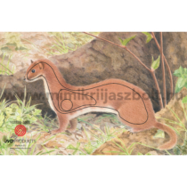  JVD Ermine - Hermelin állatalakos lőlap