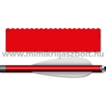 Socx Wrap Fluo Wave Edge 10.3 mm Max Fluor Red vesszőmatrica
