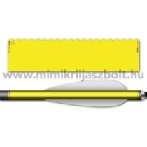 Socx Wrap Fluo Wave Edge 10.3 mm Max Fluor Yellow vesszőmatrica