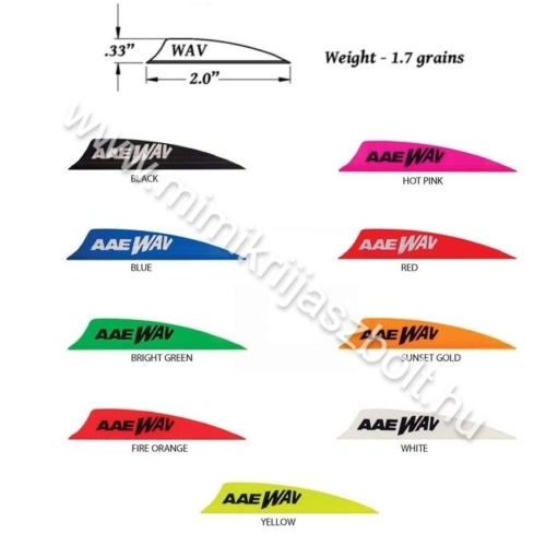 AAE Arizona Vane WAV Hot Pink- műanyag toll