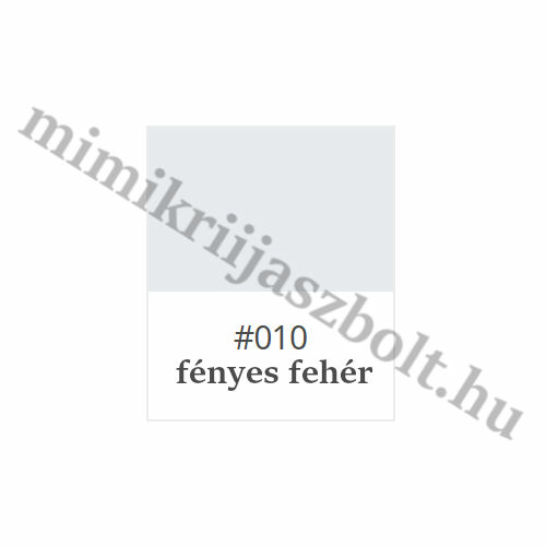 Egyszínű vesszőmatrica fényes vagy matt színekben fényes fehér